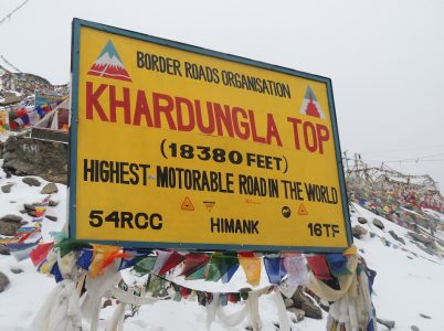 Khardung La: It is the world's highest motorable pass.
