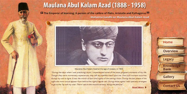 Image of Maulana Abul Kalam Azad. Source: Twitter.com