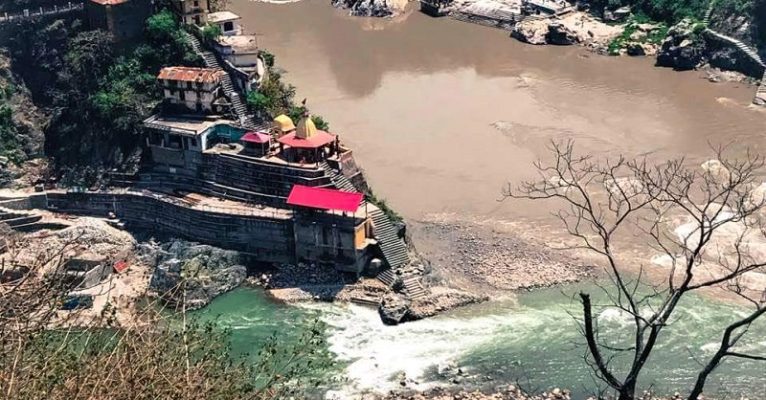 Rudraprayag: Confluence of Alaknanda River and Mandakini River
