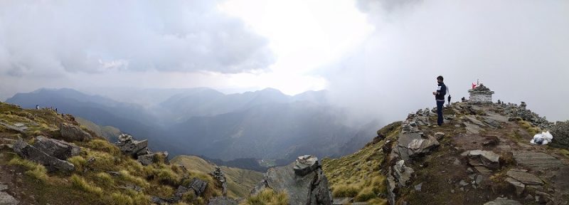 Panorama of Chandrashila Peak
