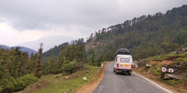 Road From Rudraprayag to Chopta