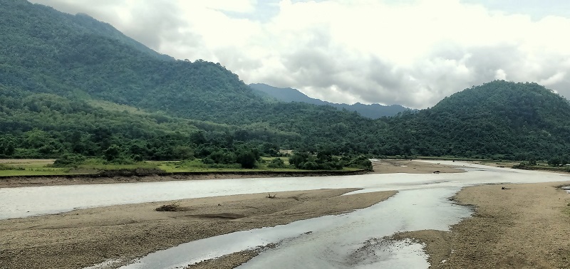 Mahur River Flows Parallel To The Maibang-Haflong Stretch of The Highway