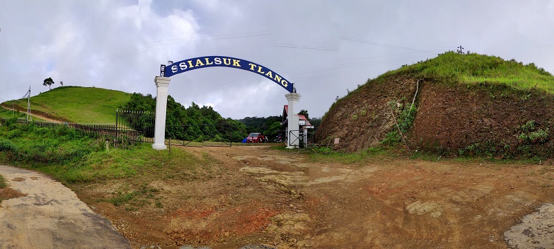 Entrance Gate at Sialsuk in Mizoram