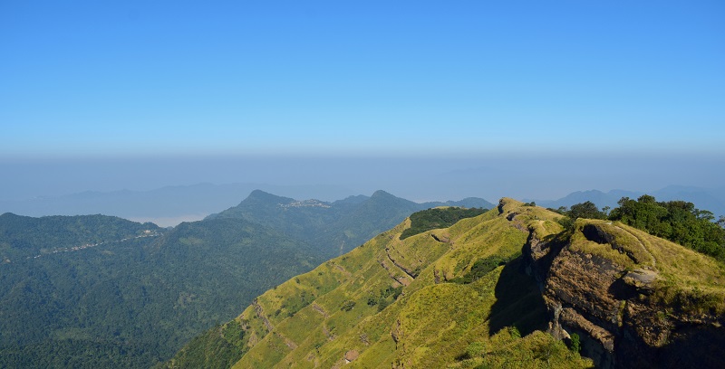 View of Mizo Hills As Seen From The Reiek Peak