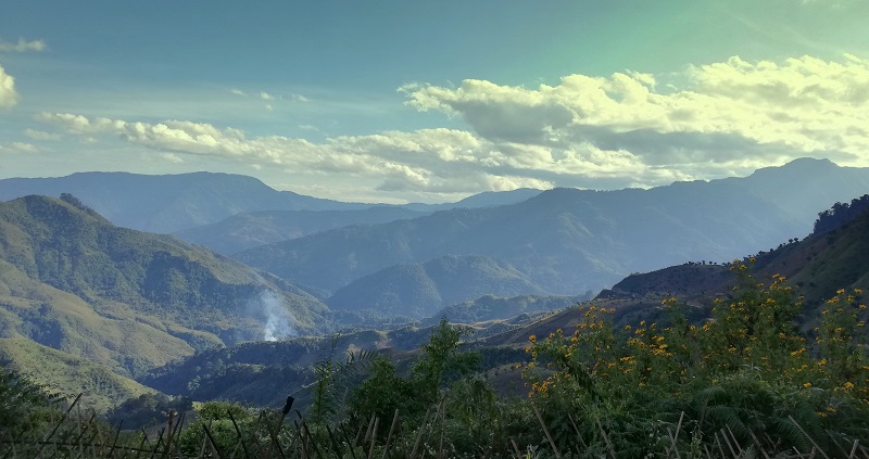 Hills Of Nagaland During Bike RIde to Longwa Village In Nagaland
